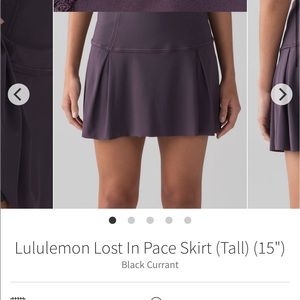 Lululemon Lost in Pace Skirt